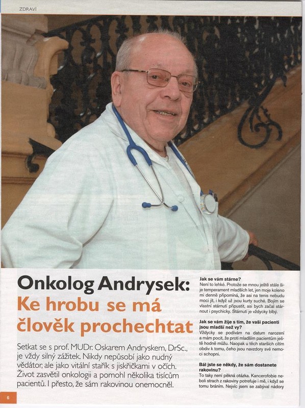 Zemřel profesor Andrysek